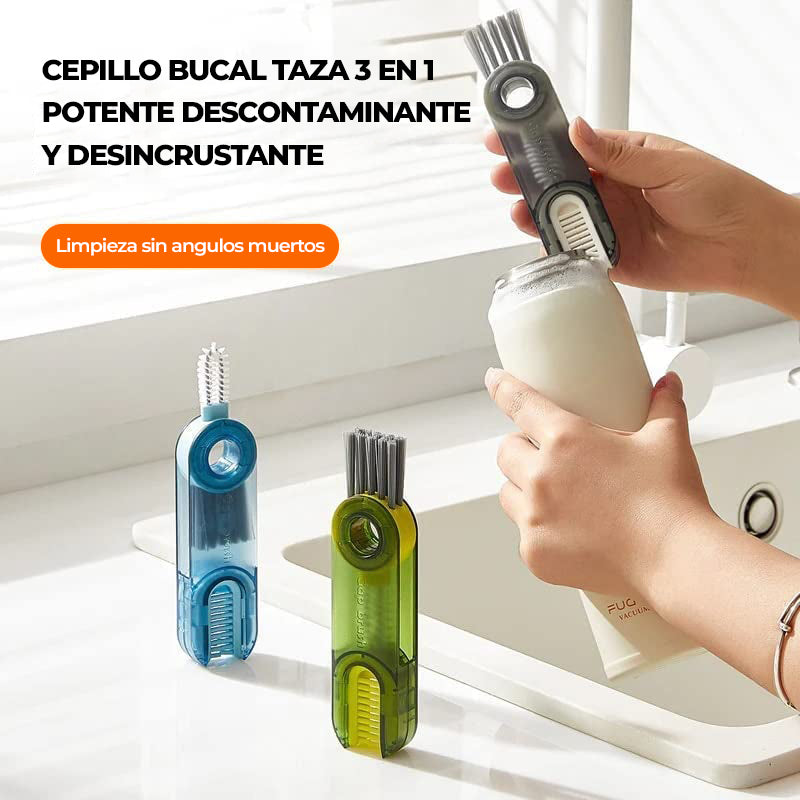 Cepillo limpiador 3 en 1