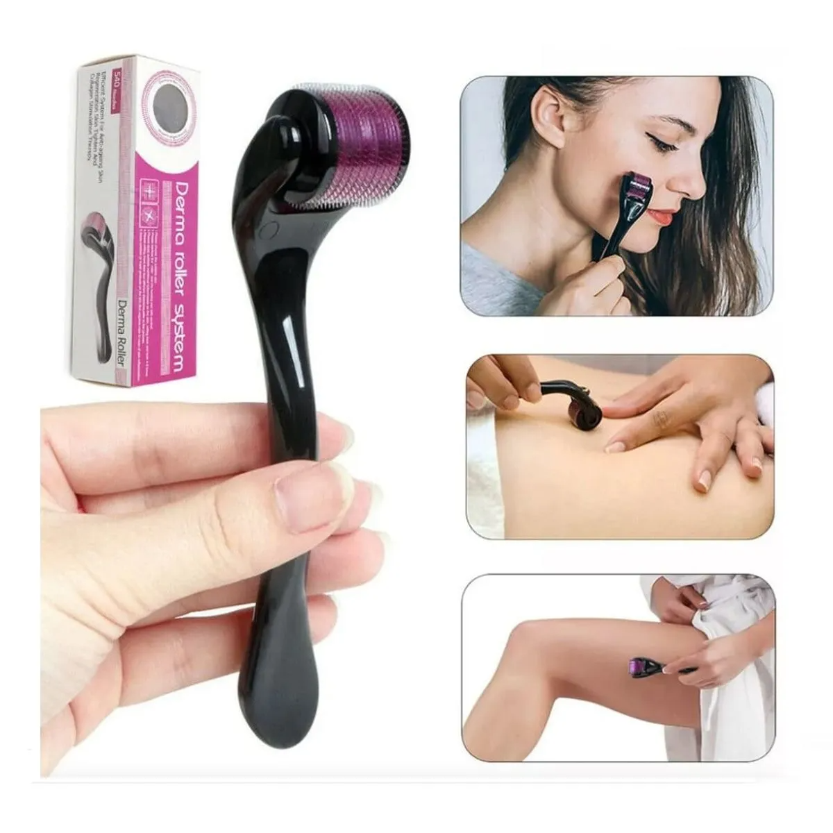 Derma Roller System – 540 Agujas de Titanio