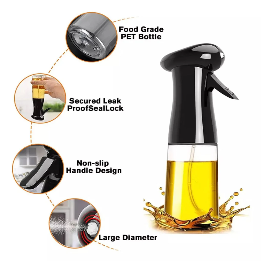 Rociador De Aceite Vinagre Spray 100 Ml De Vidrio