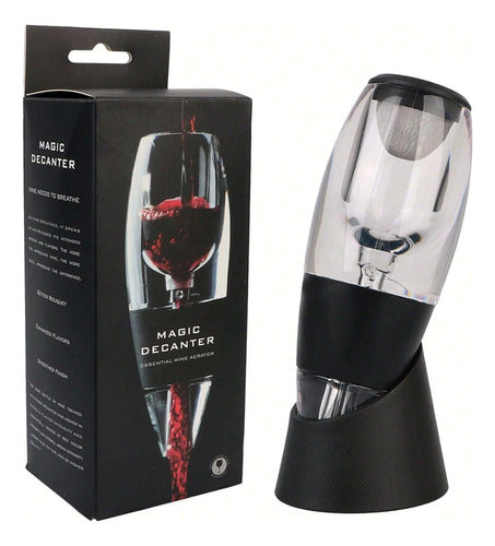 Aereador Oxigenador De Vinos Decantador Mágico Sommelier