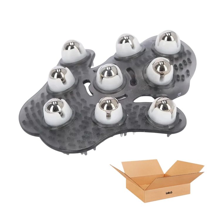 Guante Masajeador Corporal Con Bollilas de Acero