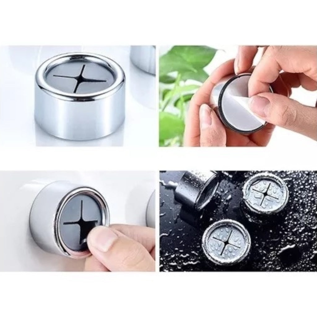 Pack de 12 Percheros Adhesivos Ganchos Circulares