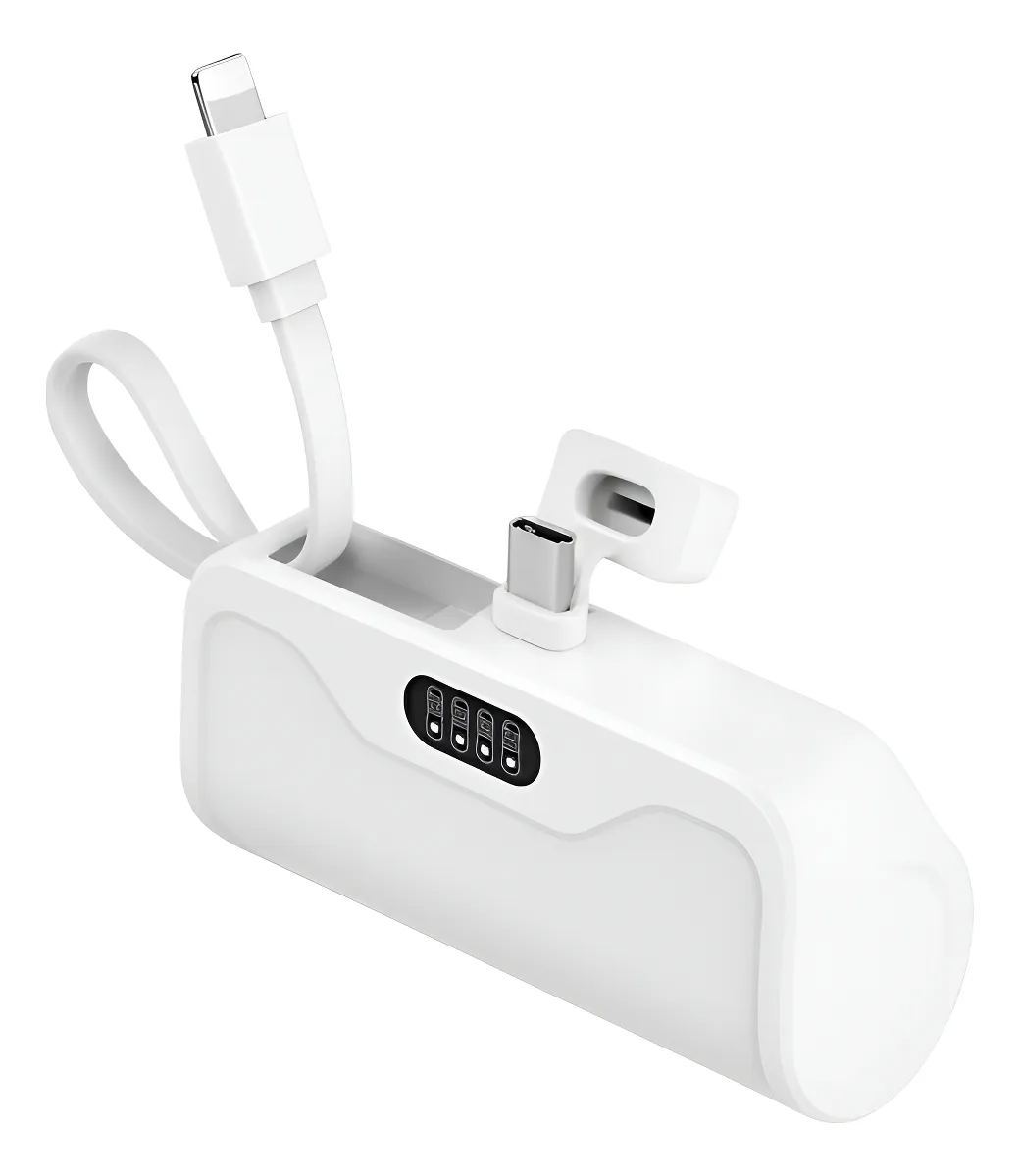 Mini Cargador Portátil 2-en-1