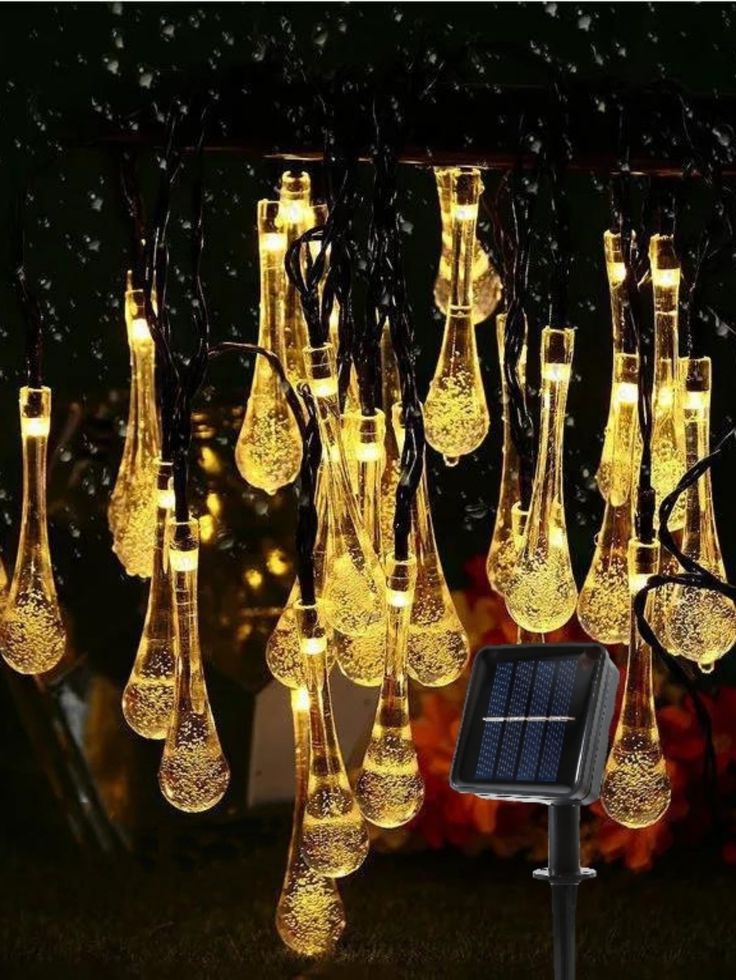 Luces Solares 30 Gotitas 7 Metros