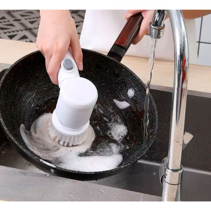 Cepillo Limpiador 5 En 1 Giratorio Cocina Usb M-brush