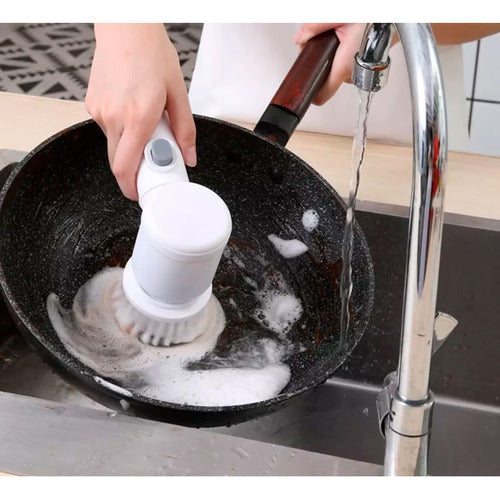Cepillo Limpiador 5 En 1 Giratorio Cocina Usb M-brush