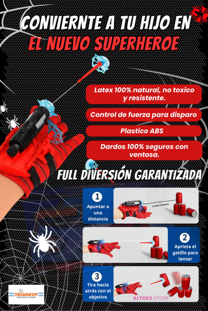 Guante Lanzador SpiderMan Pro