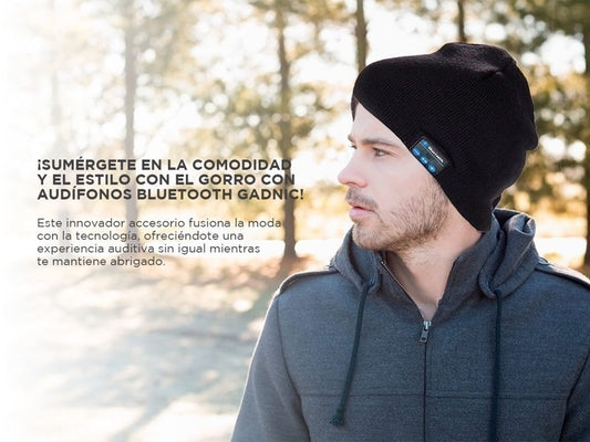 Gorro con Audífonos Bluetooth Comodidad Estilo y Tecnología