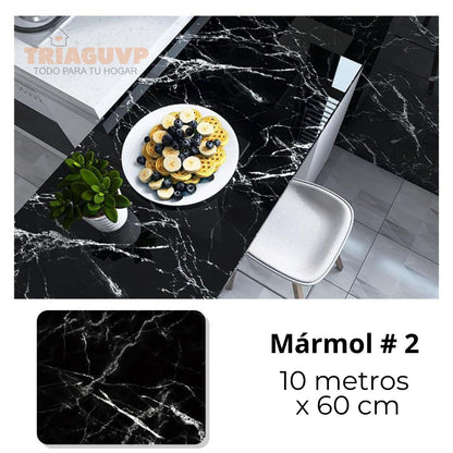 Rollo Autoadhesivo de Mármol 5Mts